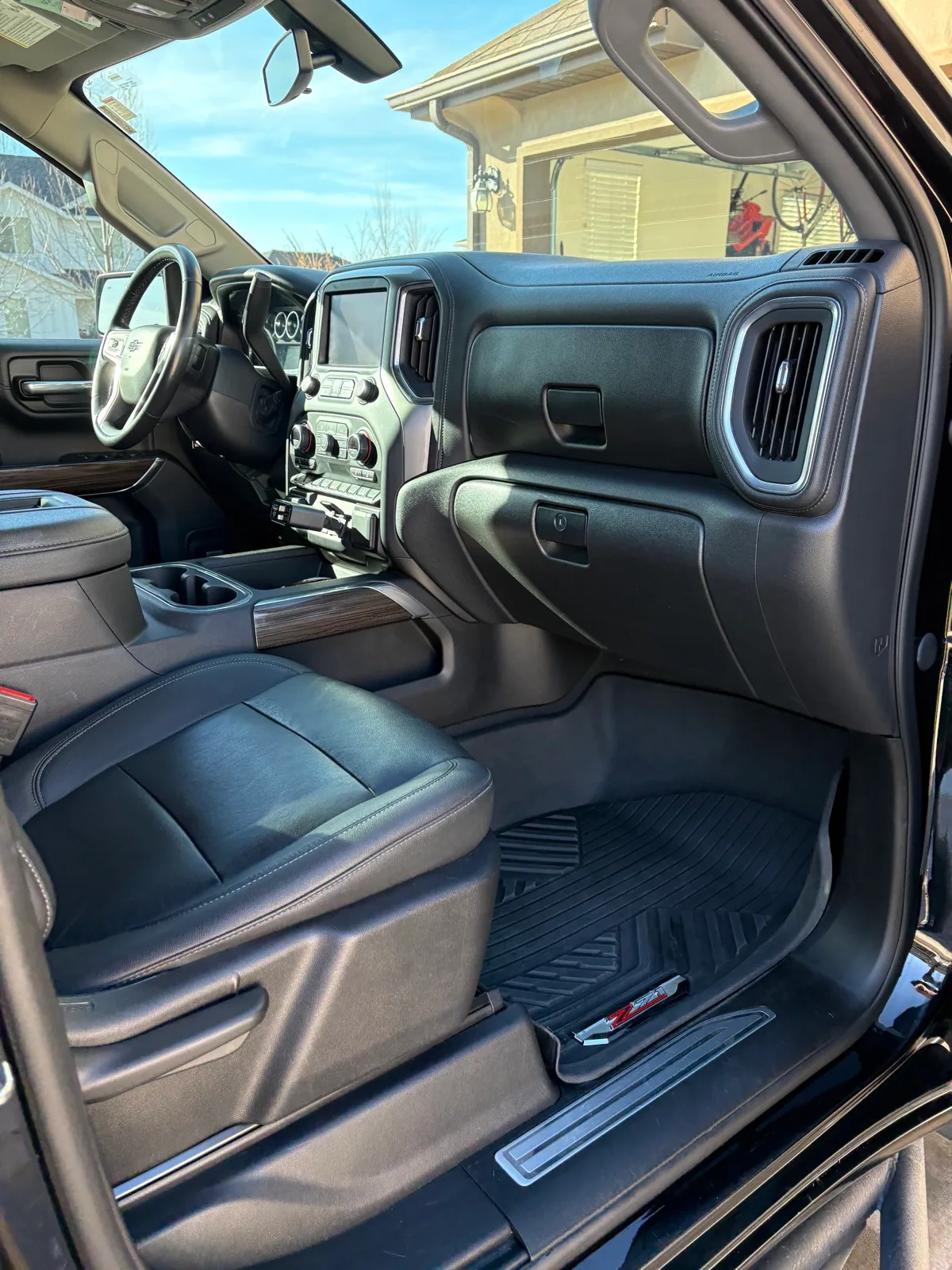Truck interior after detailing